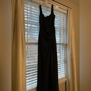 Lulu's Classic Black Maxi Dress